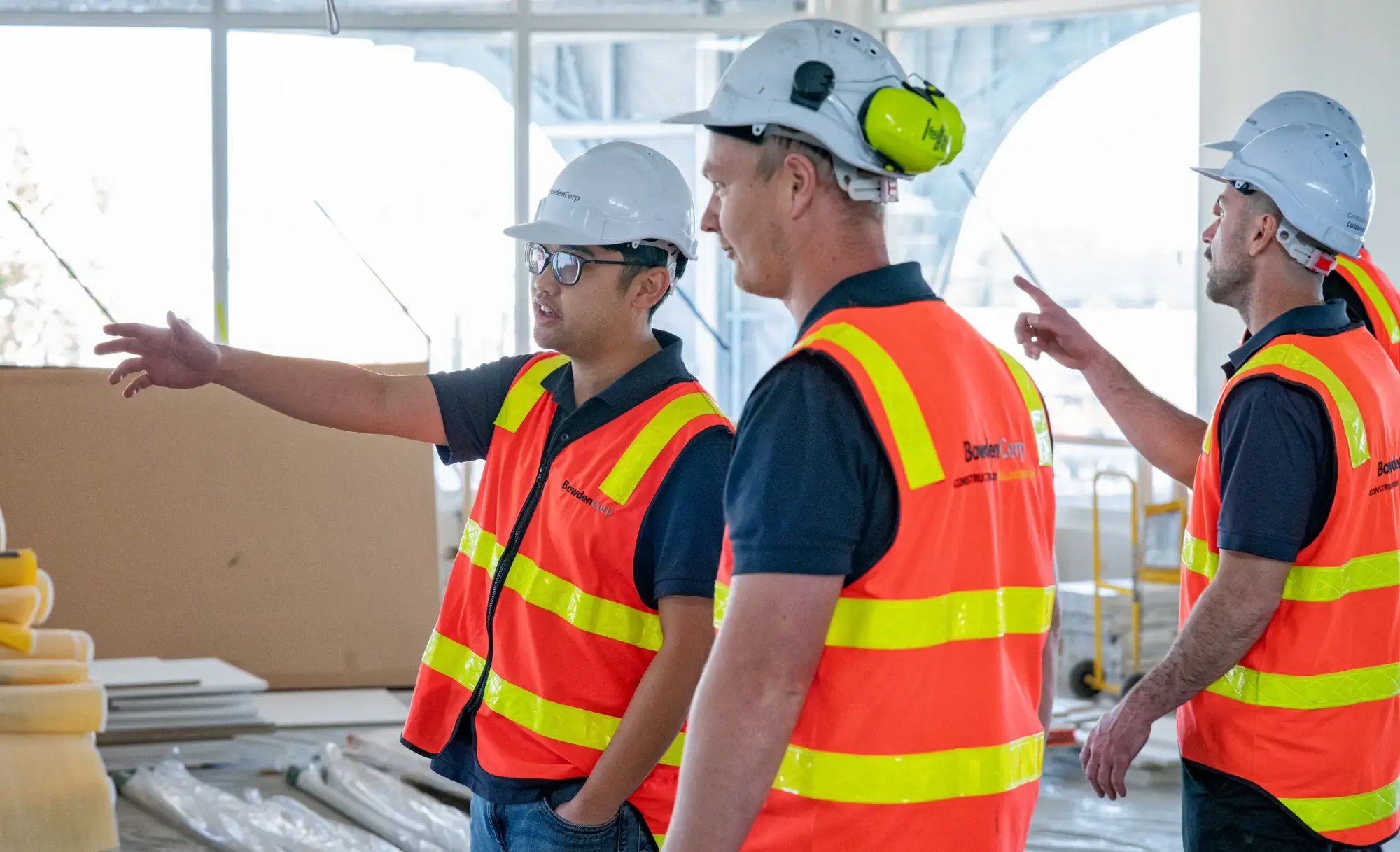 Project Delivery Team Inspecting Works