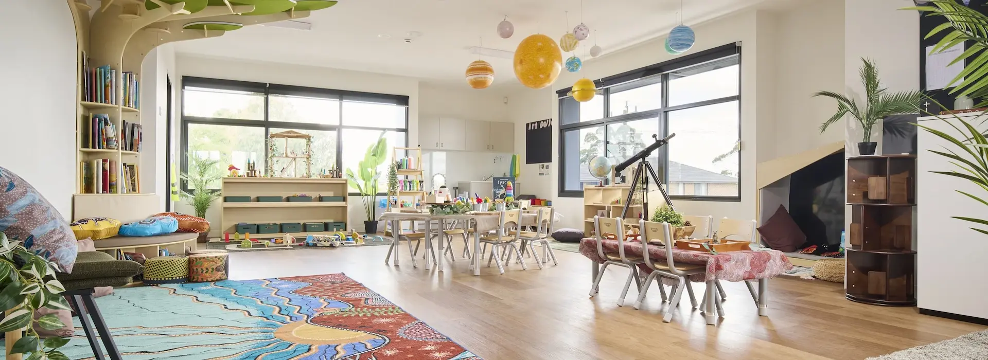 An inside view of the Hopkins Street Childcare Centre, Dandenong