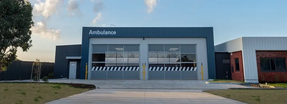 Exterior of Melton South Ambulance Station