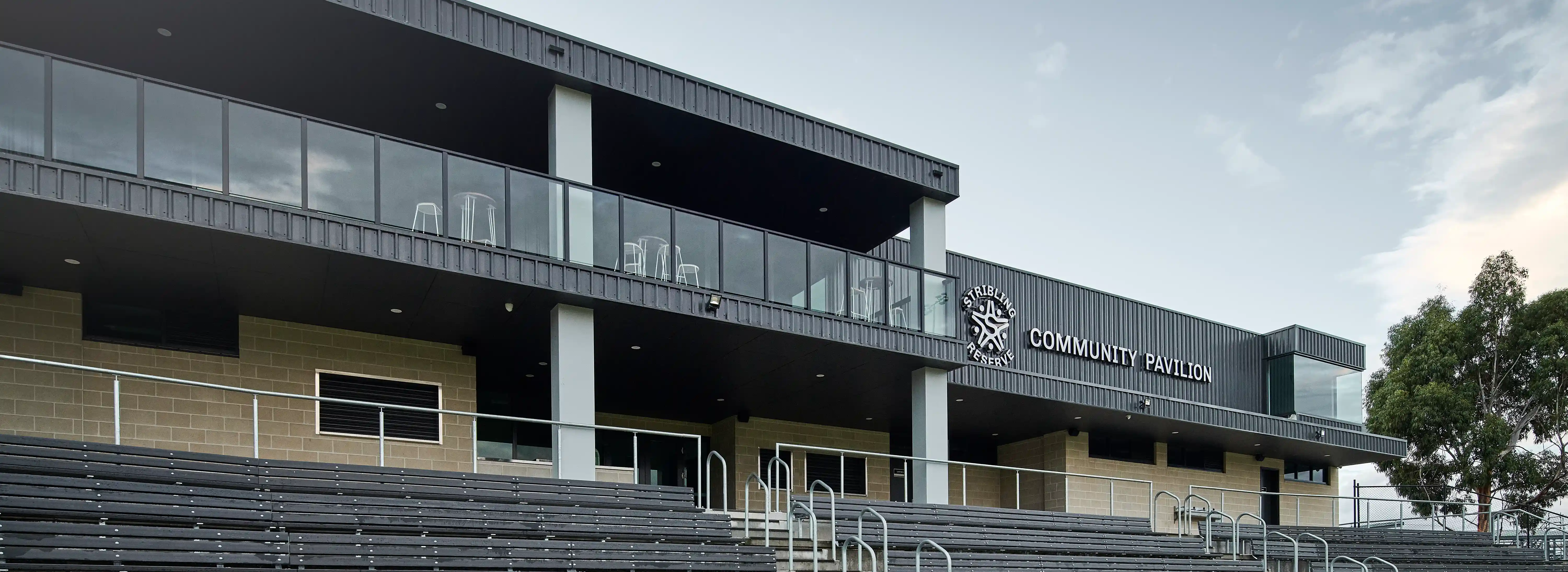 Building at Stribling Reserve Football & Netball Pavillion