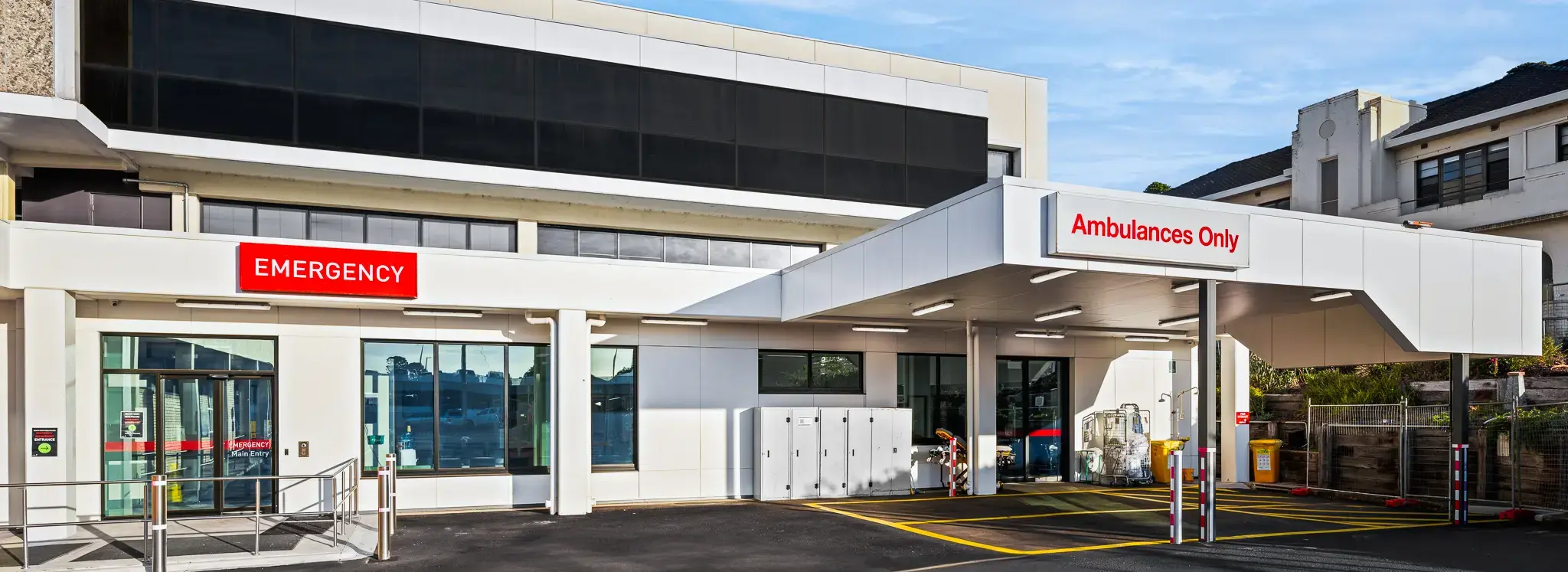 Exterior of Warrnambool Base Hospital Emergency Department