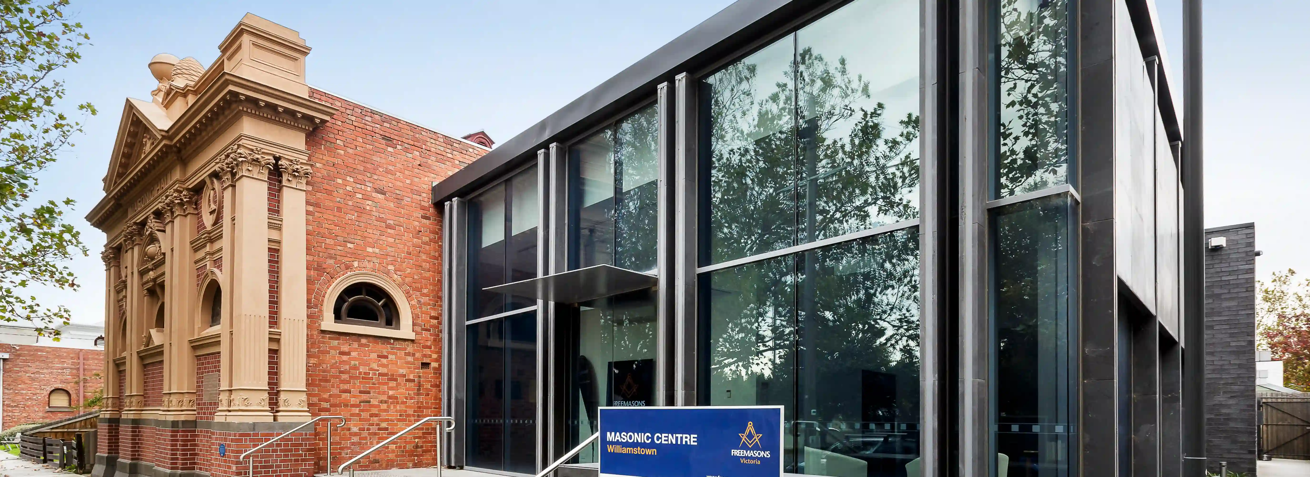 Exterior of Williamstown Masonic Centre