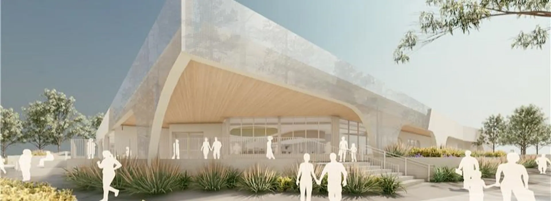 Render of the West Wollert Community Centre